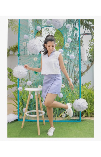 ZINNIA LINEN FLAP SKIRT