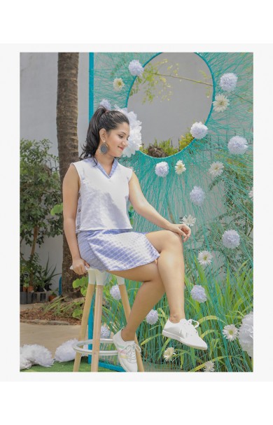 ZINNIA LINEN FLAP SKIRT