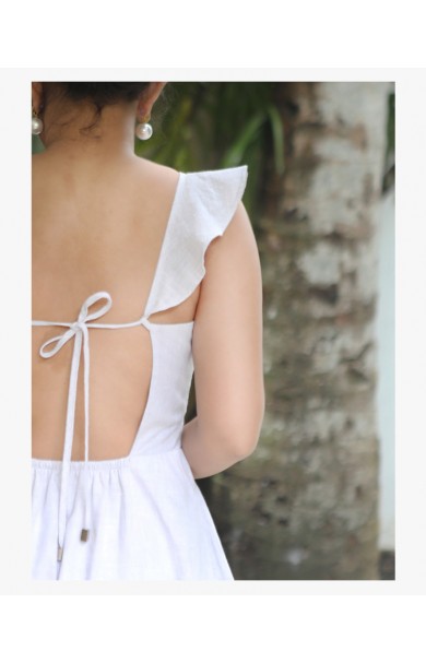 IVY SOFT RUFFLE DRESS