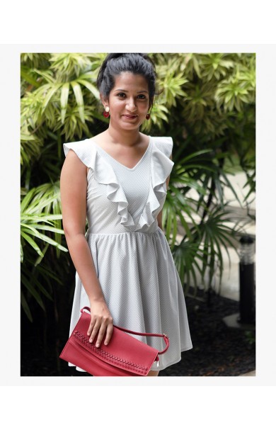 IVY SOFT RUFFLE DRESS